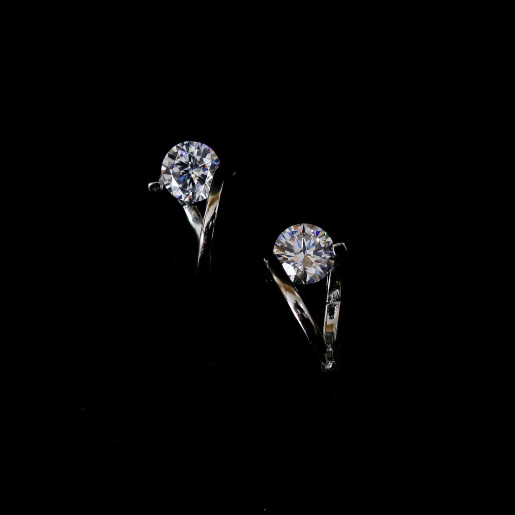 Zircon Solitaire Hoops