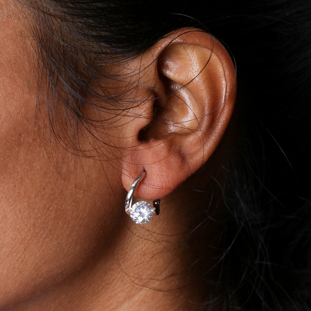 Zircon Solitaire Hoops