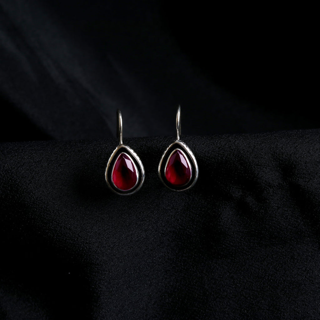 Drop Shape Ruby Hooks