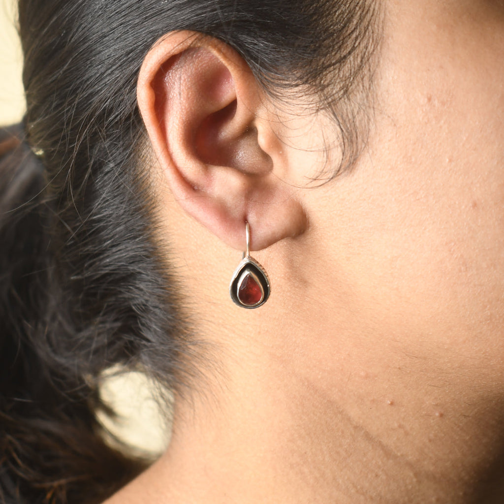 Drop Shape Ruby Hooks