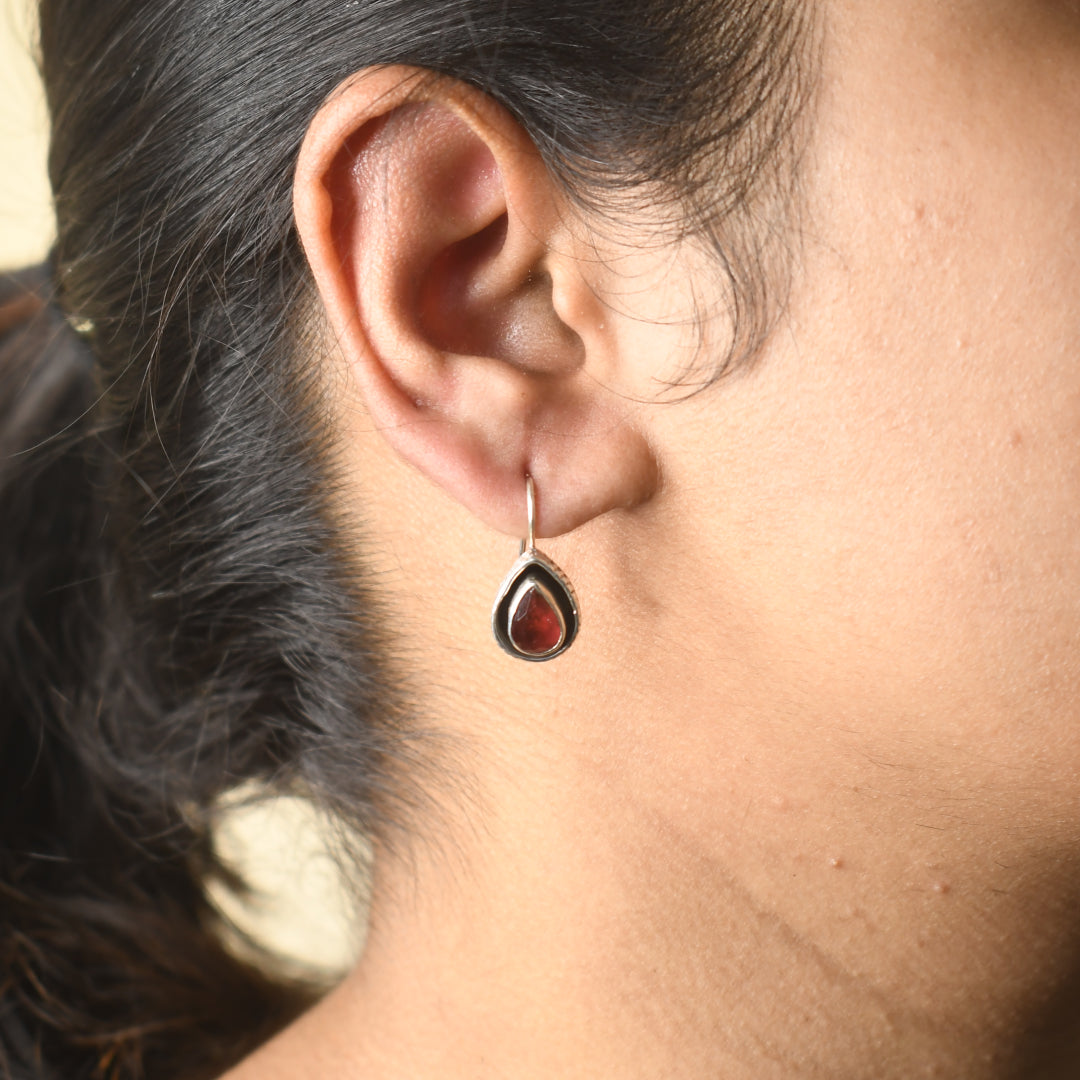 Drop Shape Ruby Hooks