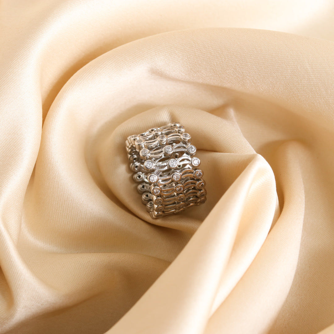 Adjustable Rose Gold Ring Kada